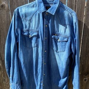 Lee Blue Denim Shirt